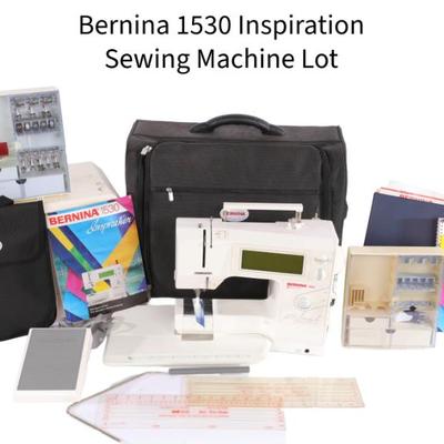 Bernina Sewing Machine lot with tons of extras!