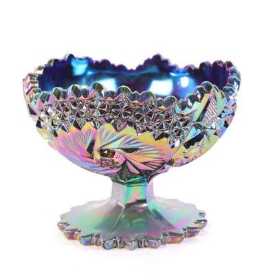 Carnival Glass compote