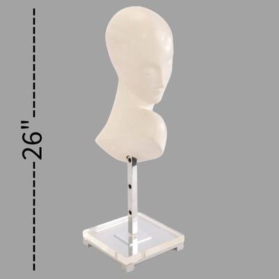Mannequin head on stand