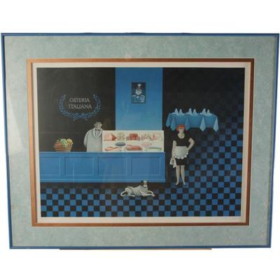 Jan Balet signed lithograph