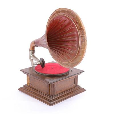 Antique phonograph machine