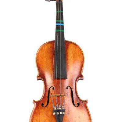 German Stradivarius Copy violin, case, bow