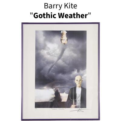 Barry Kite signed lithograph