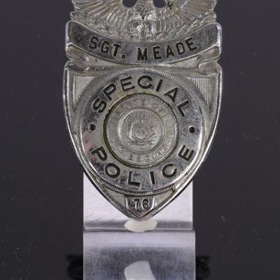 Obsolete Police Badge