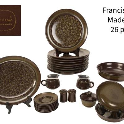 Franciscan MCM Madeira Dishes
