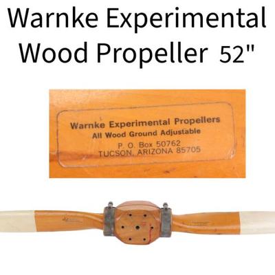 Wooden airplane propeller