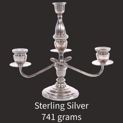 Sterling Silver Candelabra