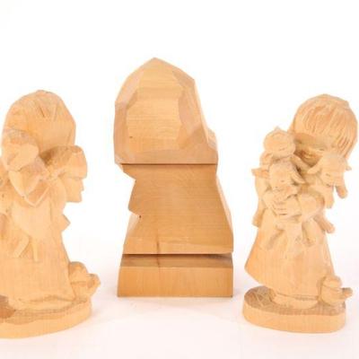 Anri- Italy Carved wood figurines (How it's Made- progression)