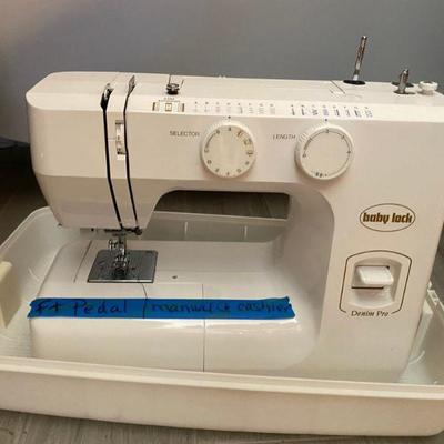 Baby Lock portable sewing machine