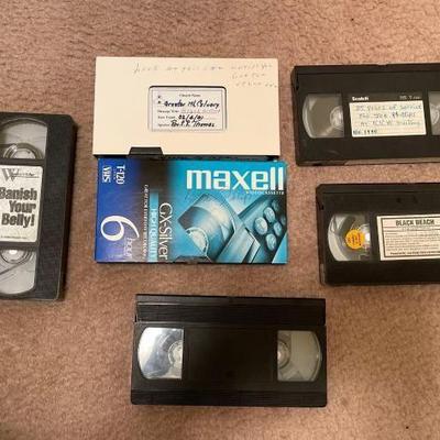#3016 â€¢ (6) VHS Tapes
