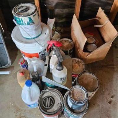 #10008 â€¢ Buckets of Paint, Bleach, WD-40, and More
