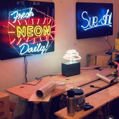 Original neon signs ready to hang