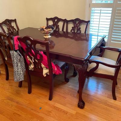 Banquet dining room table