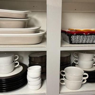 FTK070 Corning Ware Baking Dishes, Ceramic Dish Set, Soup Bowls & More! 