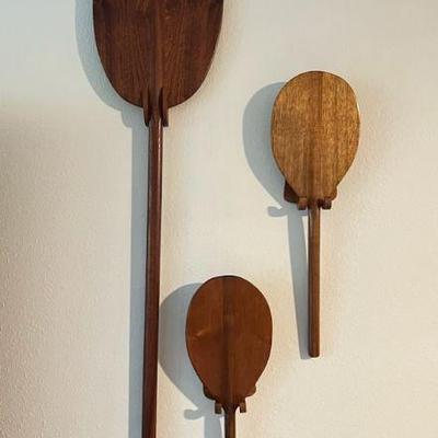 FTK022- Beautiful Hawaiian Koa Decorative Paddles