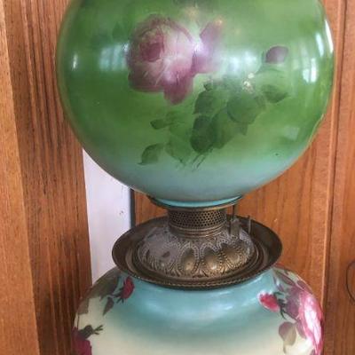 Antique Oil Lamp Side 1