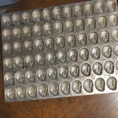 Antique Chocolate Candy Sea Shell Mold View 1