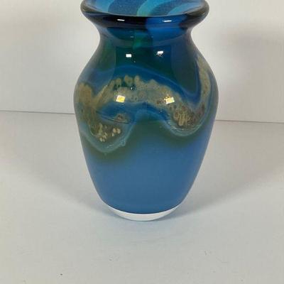 John Macpherson Signed Art Glass vase