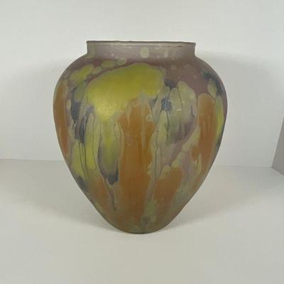 Vintage Art Glass Vase -