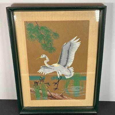 Japanese Crane painting / print