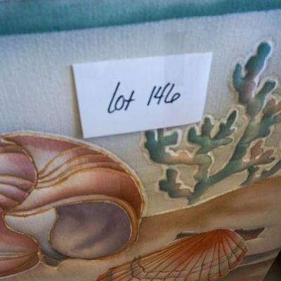146	Puffy Fabric Seashell Art (54