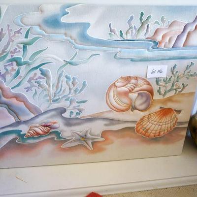 146	Puffy Fabric Seashell Art (54