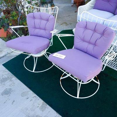 155	2 Vintage Homecrest Patio Chairs	$350.00