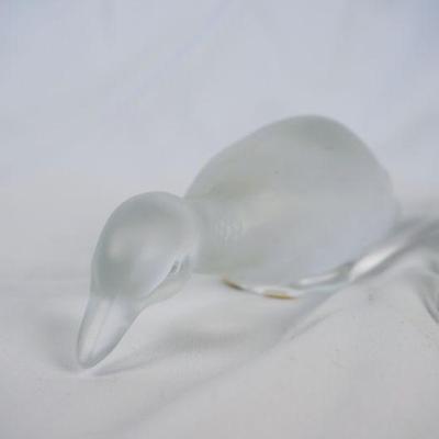113	3 Baccarat Frosted Ducks	$65.00