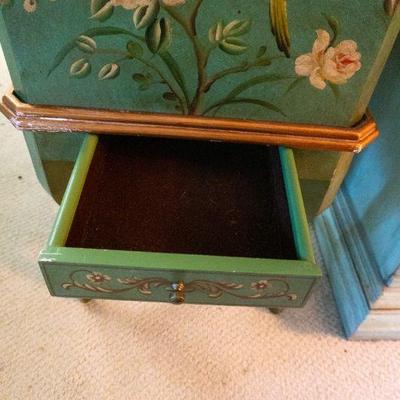 219	Asian Style Painted File Cabinet	$75.00