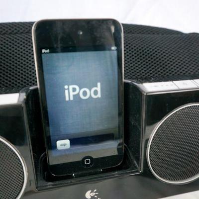 165	Logitech Ipod Speaker w Remote and iPod	$30.00