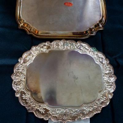 197	2 Towle Silver Plated Platters	$30.00
