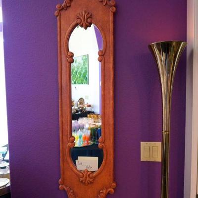 166	Large Decorative Mirror	$75.00