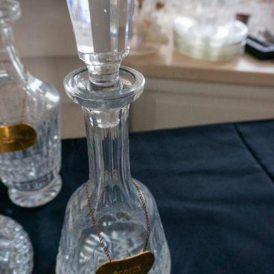 188	4 Crystal Decanters	$80.00