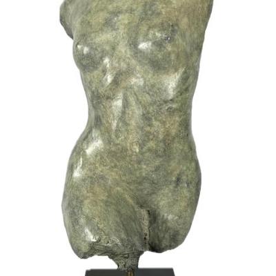 #18 â€¢ C. Schulz: Metal Sculpture- Female Torso - Signed and Numbered #18/19
