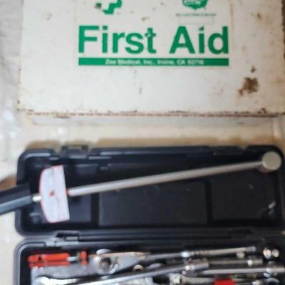 AHT082 - Craftsman Tools And First Aid Kit