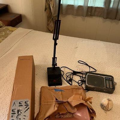 AHT228 Tripod, Desk Lamp, Radio & More!