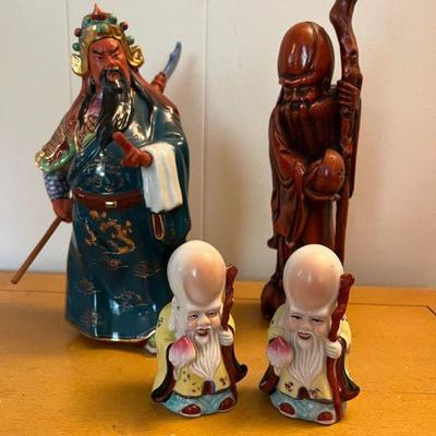 AHT011- Assorted Vintage Asian Figurines