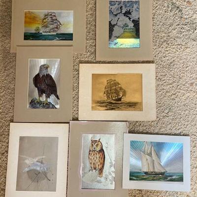 AHT234- Assorted Vintage High Gloss Holographic Prints
