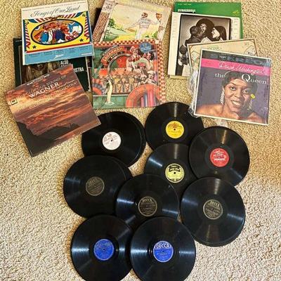 AHT168- Assorted Vintage Vinyl Records 