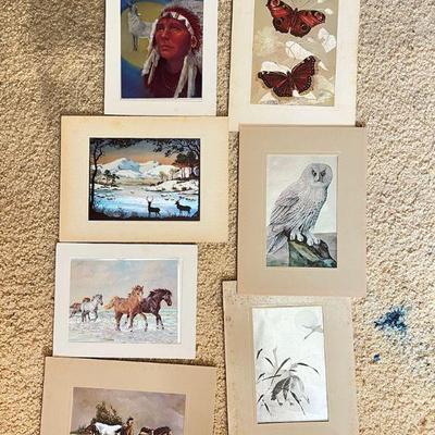 AHT235- Assorted Vintage High Gloss Holographic Prints