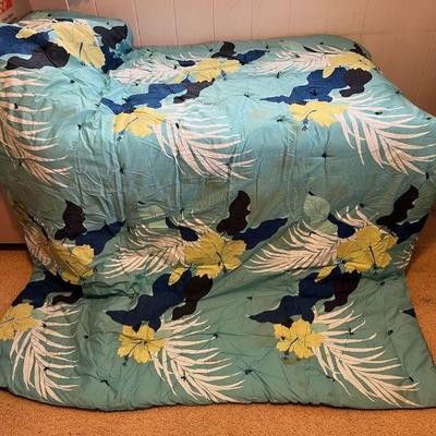 AHT217- Hawaiian Print Japanese Style Blanket Spread 