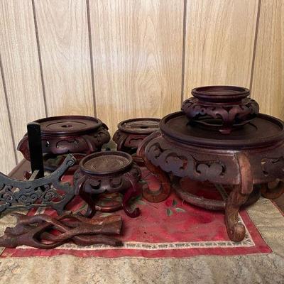 AHT229- Assorted Decorative Wooden Stands