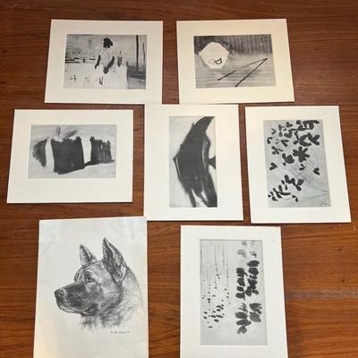 AHT184- Assorted Black & White Prints