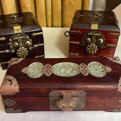 AHT269- Vintage Chinese Jewelry Boxes 