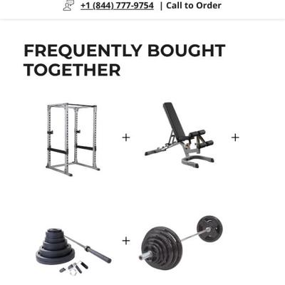 Gym equipment we have 