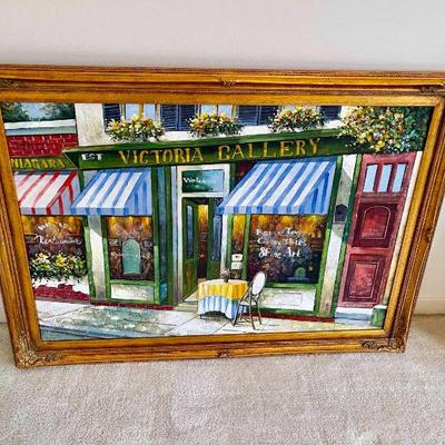 Lot 074-BR1: Victoria Gallery Street Scene Still-life

Description: 
Reproduction oil-on-canvas painting depicts a charming (U.S.?)...