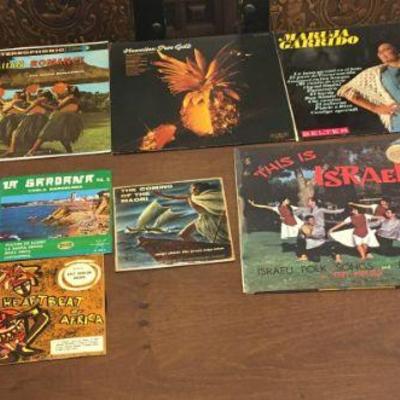 Lot 098-LR: Vinyl World-Music Assortment

Features: 
â€¢	An assortment of 12â€ LPs and 10â€ discs, much of it Hawaiian, Spanish and...
