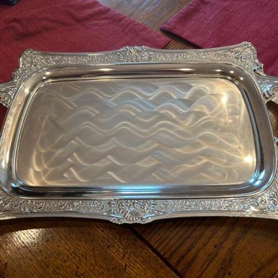 Silver 2-Handled tray