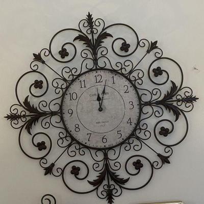 Cafe de Paris Wall Clock
