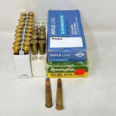 #3122 â€¢ 30 Rounds of 30-30 Win Ammo
